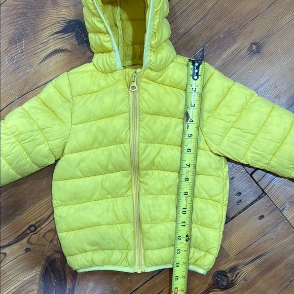 Cecorc Yellow Quilted Hooded Jacket with Ears Unisex Toddler Size 2T - Picture 3 of 6